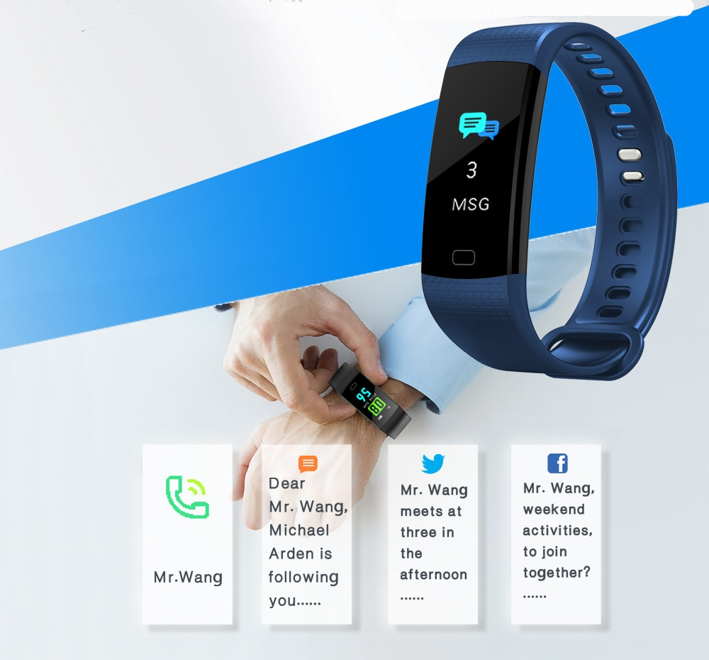 Health Monitoring Bluetooth Smart Wristband