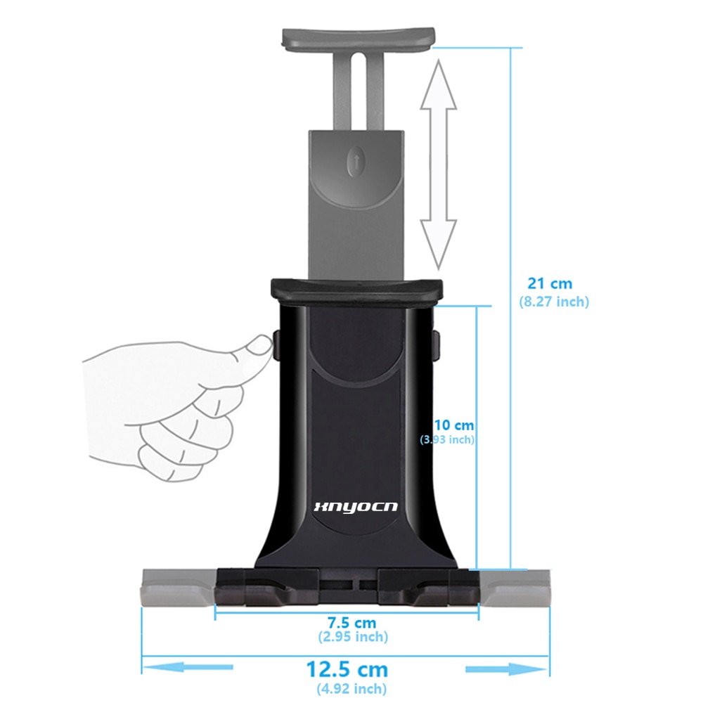 Xnyocn Universal 4-11'' Tablet Car Holder For iPad 2 3 4 Mini Air 1 2 3 4 Pro Back Seat Holder Stand Tablet Accessories in Car