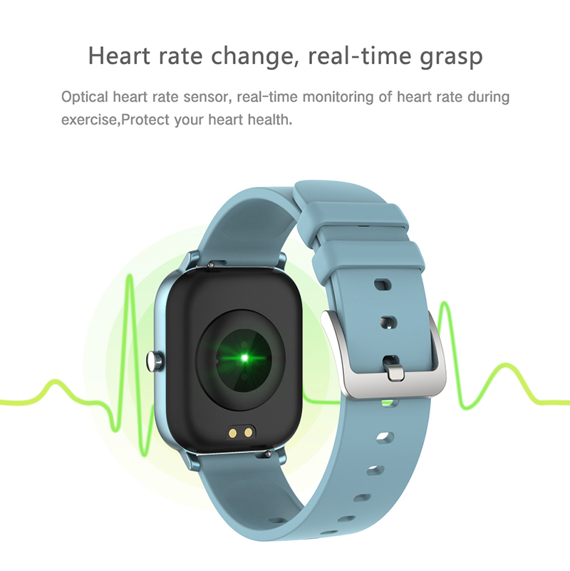 P8 Smart Watch Men Women IP67 Waterproof Fitness Tracker Sport Heart Rate Monitor Full Touch Smartwatch for Amazfit Gts Xiaomi