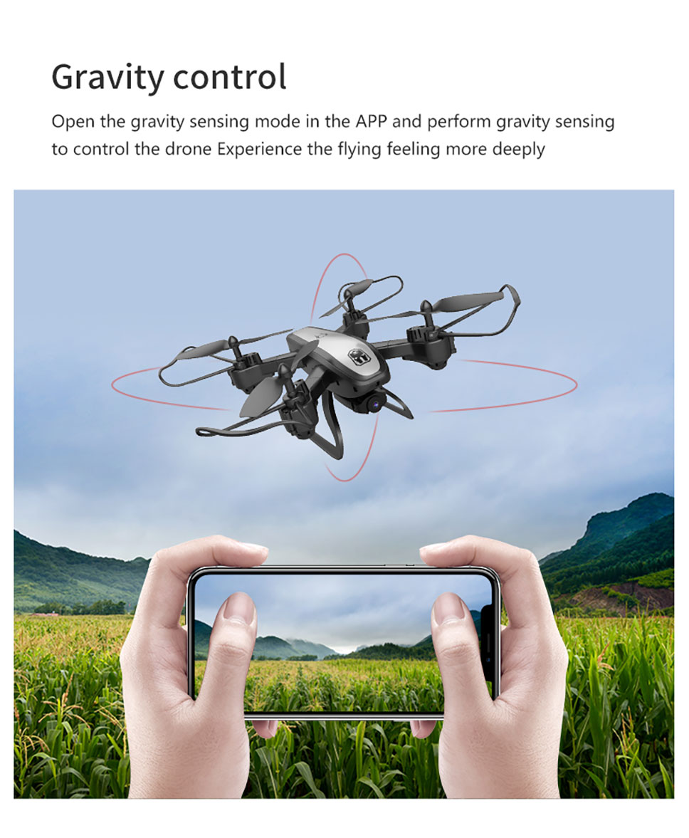 Drone KY909 HD 4K WiFi video live fpv drone light flow keep height quad-axis aircraft one-button take-off drone with camera