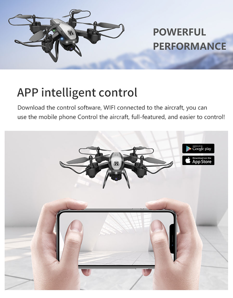 Drone KY909 HD 4K WiFi video live fpv drone light flow keep height quad-axis aircraft one-button take-off drone with camera