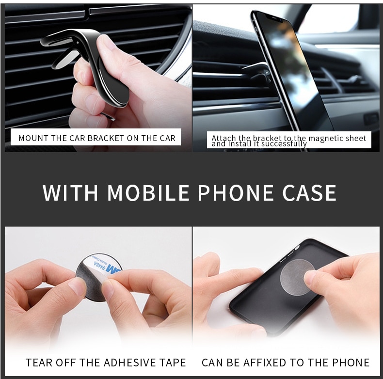 Metal Magnetical Car Phone Holder